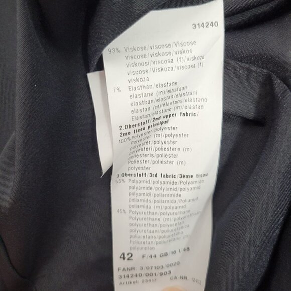 Basler Women's Animal Print Blazer/Jacket Faux Leather Accents Size EU42 (XL) - Picture 11 of 13